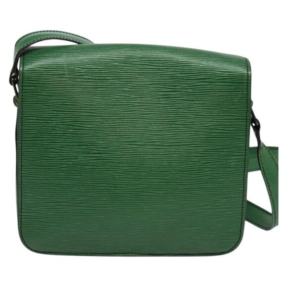 LOUIS VUITTON Epi Cartouchiere MM Shoulder Bag Green M52244 LV Auth 139110 - Picture 2 of 16